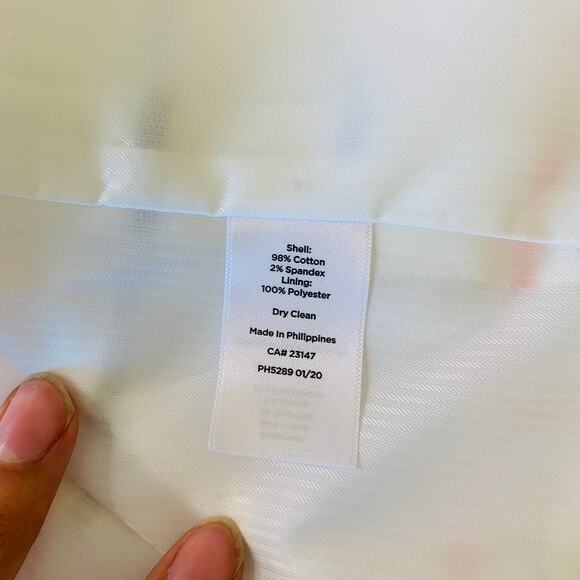 Talbots Womens White Striped Blazer Size 8 Petite Business Career NWT Multicolor - Picture 11 of 11